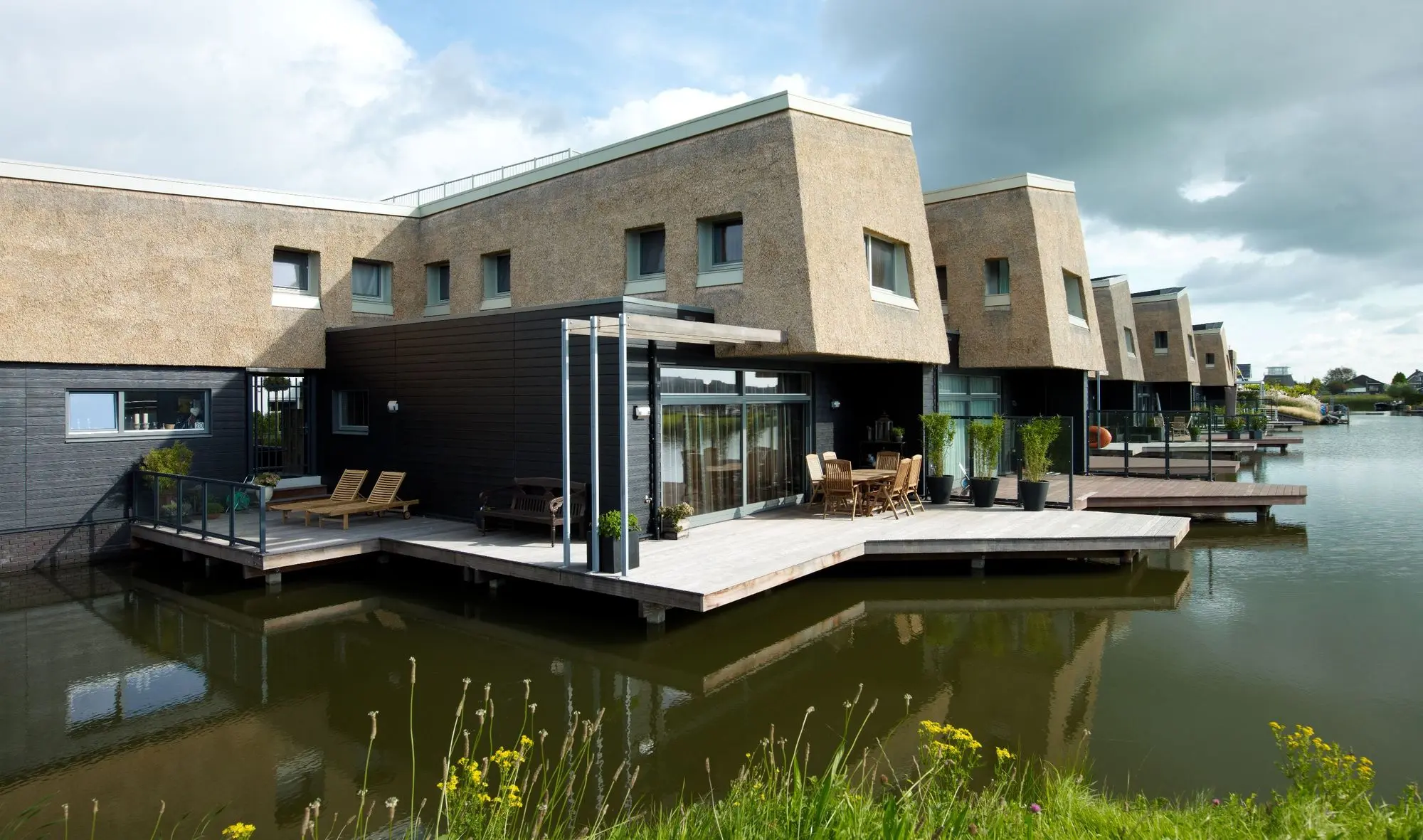 Pływające domki, Rotterdam, Holandia