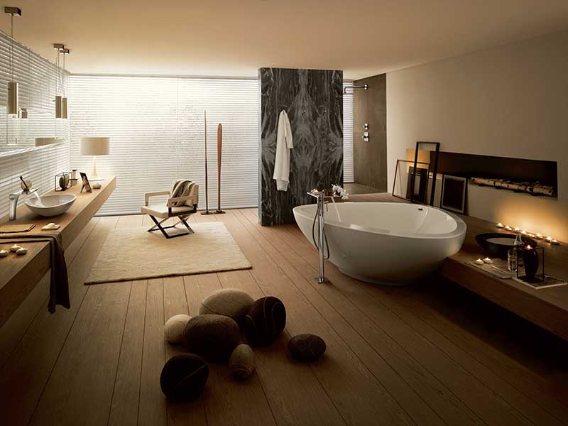 Jesień do najlepszy czas na urządzenie domowego spa w salonie kąpielowym | Sanitariaty: Axor