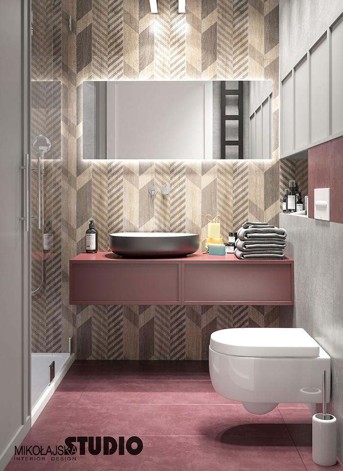 Płytki z kolekcji Slimtech od Lea Ceramiche | proj. Mikołajska Studio