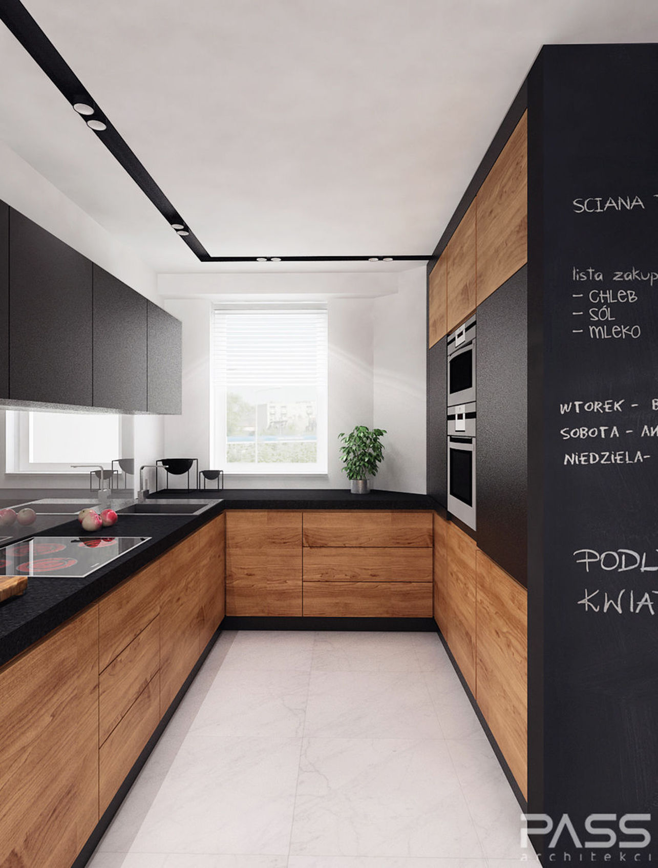 Kuchnia projekt pracowni Pass Architekci