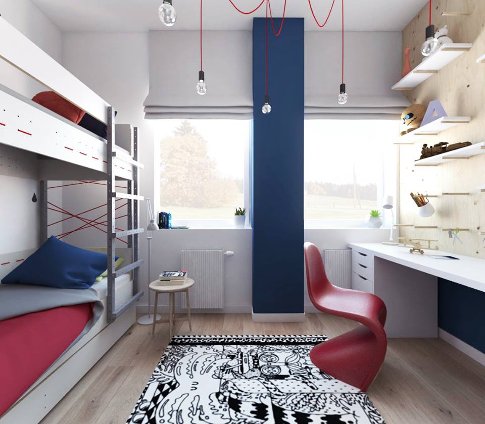 Projekt pokoju dziecięcego Pass Architekci