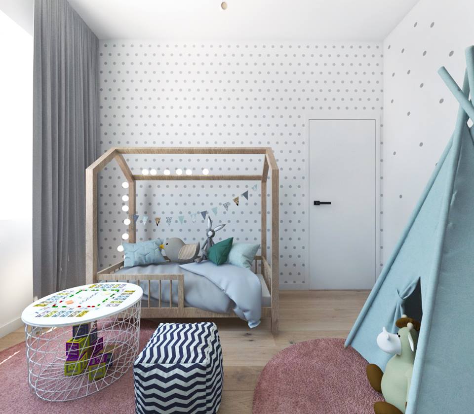 Projekt pokoju dziecięcego Pass Architekci
