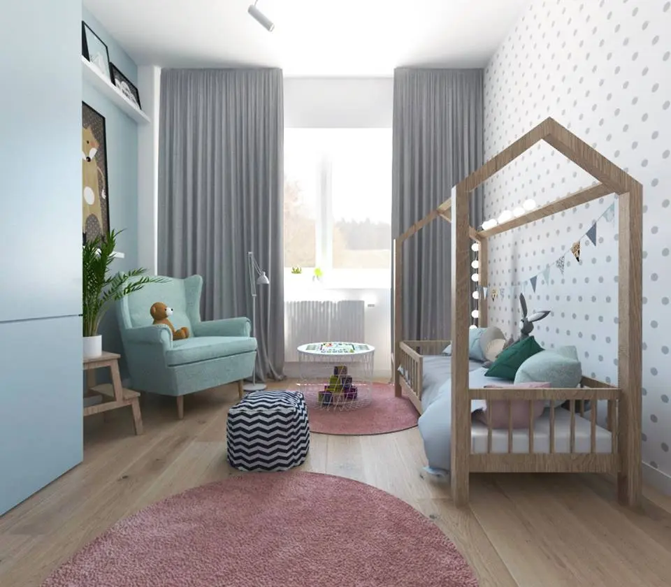 Projekt pokoju dziecięcego Pass Architekci