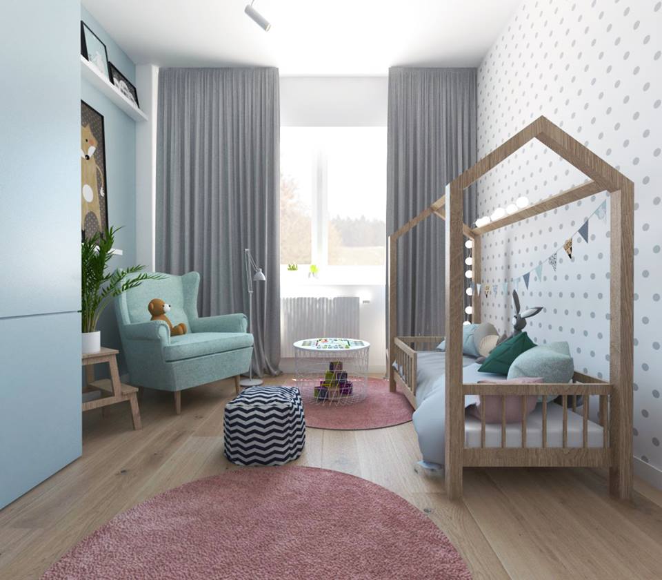 Projekt pokoju dziecięcego Pass Architekci