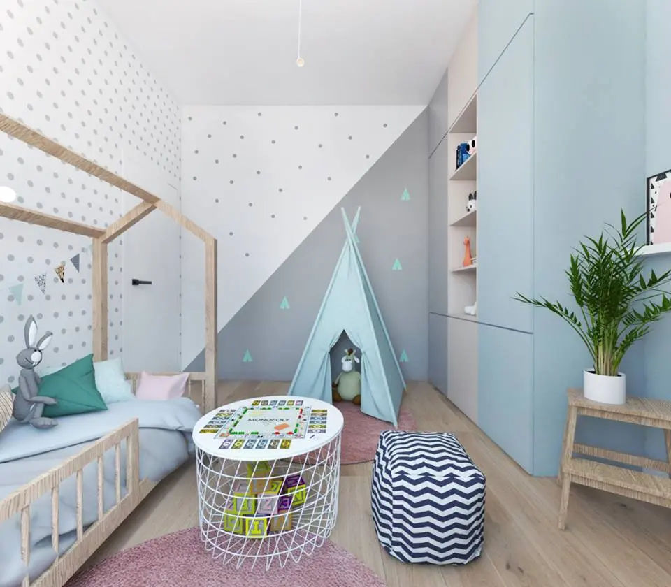Projekt pokoju dziecięcego Pass Architekci