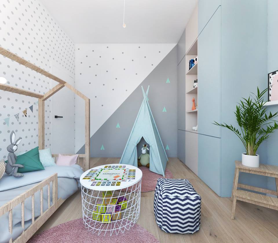 Projekt pokoju dziecięcego Pass Architekci