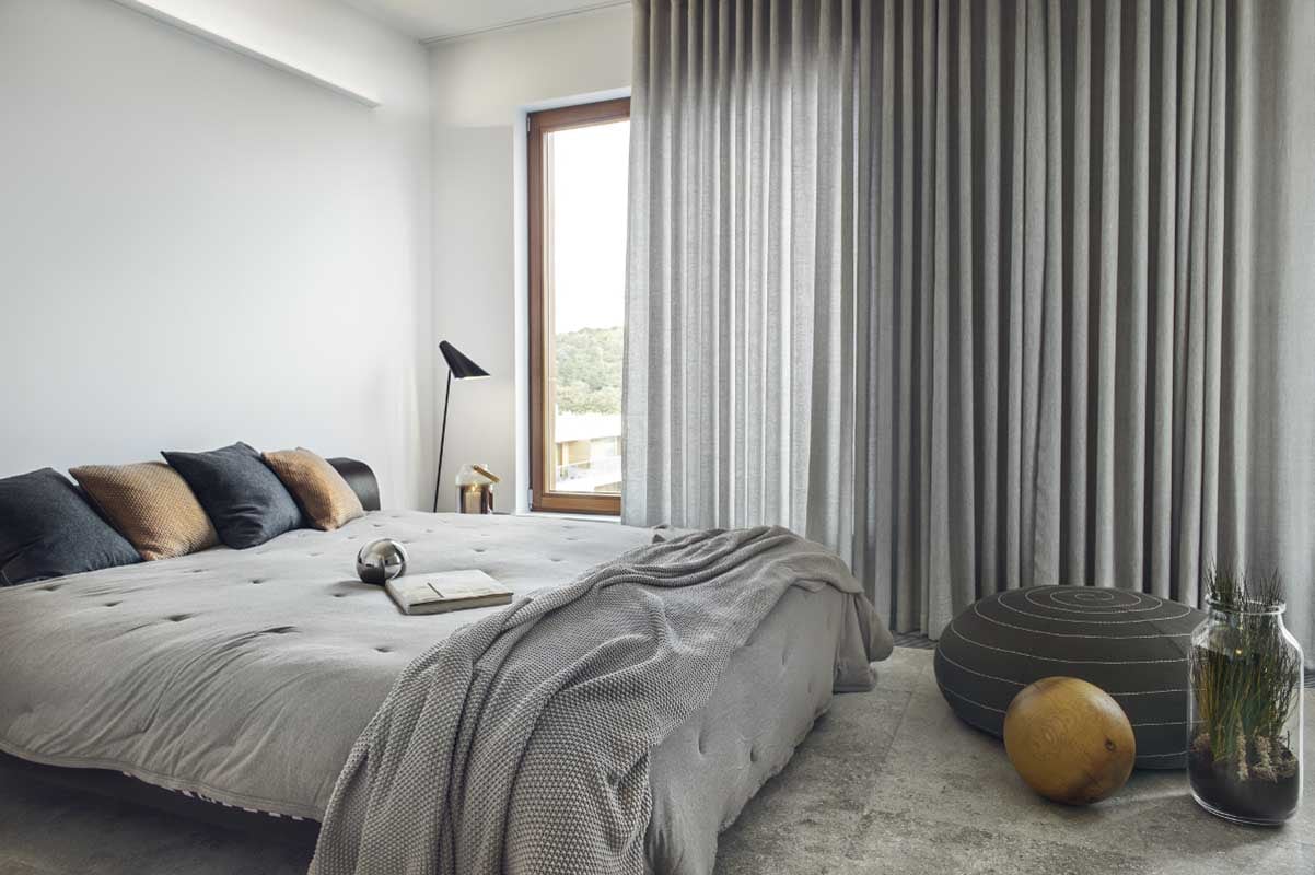 Przytulna sypialnia | proj. LOFT Magdalena Adamus, photo: Tom Kurek