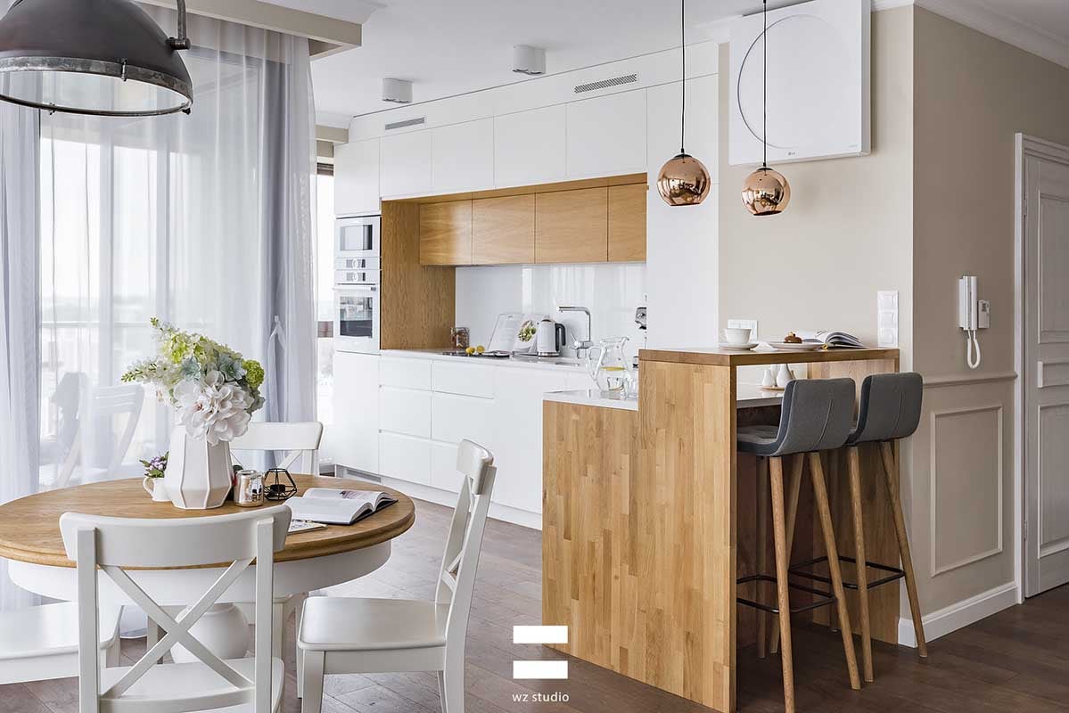 projekt mieszkania w Lublinie 90m2 WZ Studio