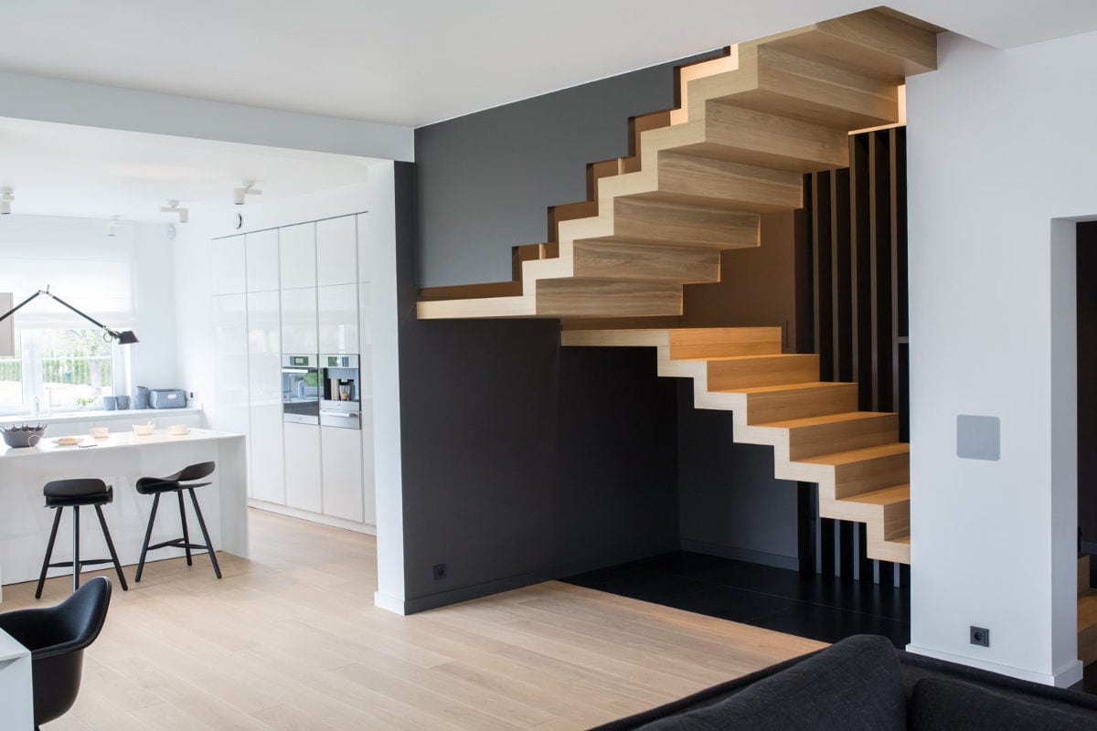 Otwarta kuchnia, proj. Ev Architects