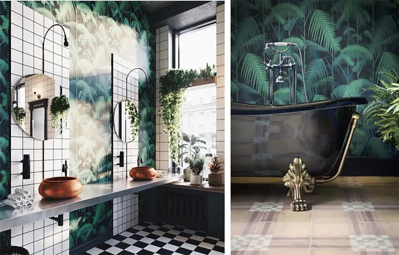 Tapeta Palm Jungle od Cole & Son – dostępna w naszych showroomach