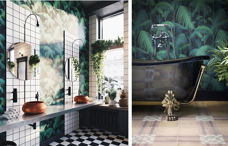 Tapeta Palm Jungle od Cole &amp; Son – dostępna w naszych showroomach
