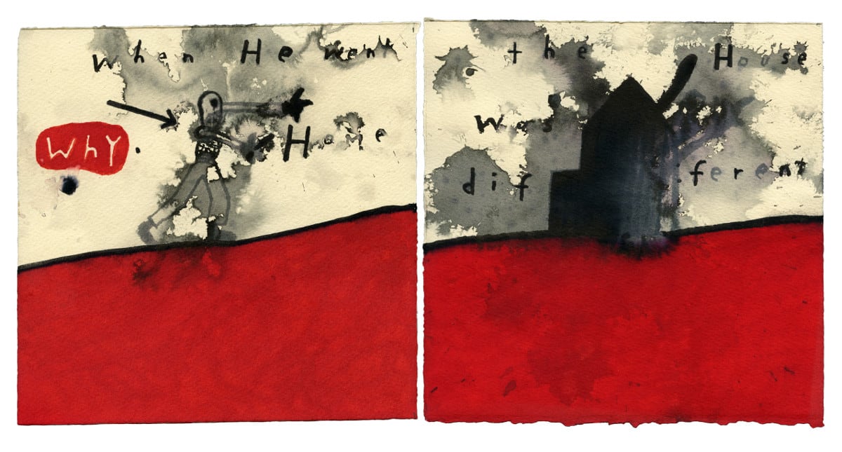 When He Went Home The House Was Different, 2013, Copyright: David Lynch