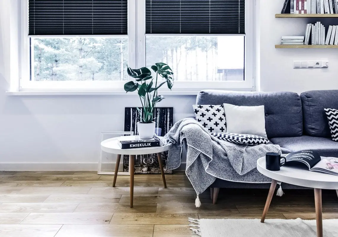 Salon w stylu skandynawskim | proj. BOLD Design