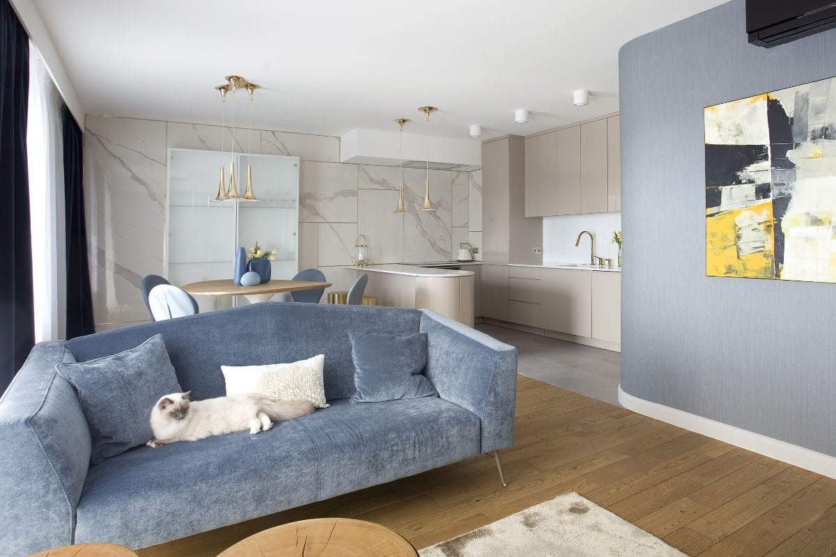 Oaza kobiecości | proj. Kaza Interior Design