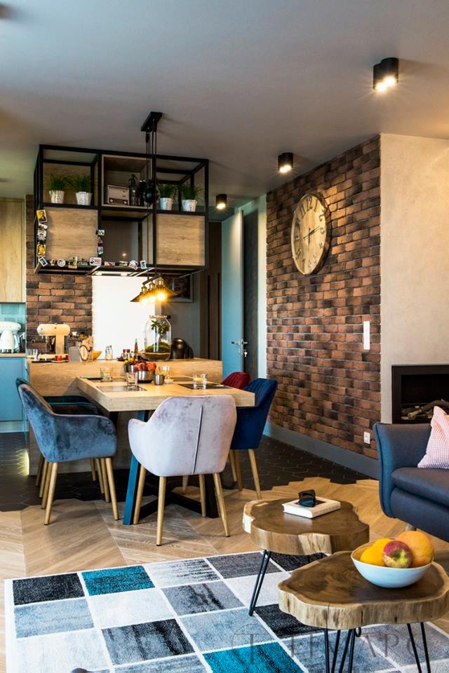 TIM Arc by TiM Grey mieszkanie w stylu loft na warszawskim Ursynowie
