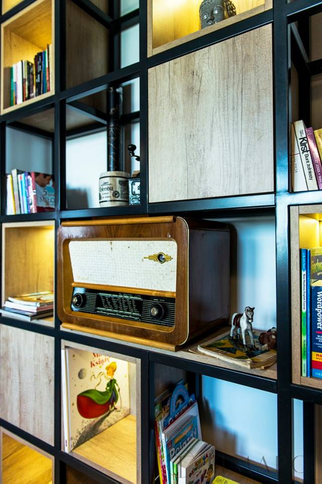 TIM Arc by TiM Grey mieszkanie w stylu loft na warszawskim Ursynowie
