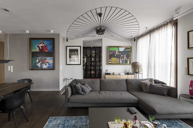 Lampę Vertigo możesz kupić w naszych showroomach (proj. Patrycja Dmowska)