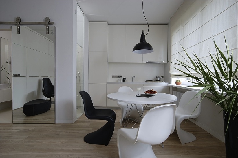 Kultowe krzesła Pantony w projekcie Indoor