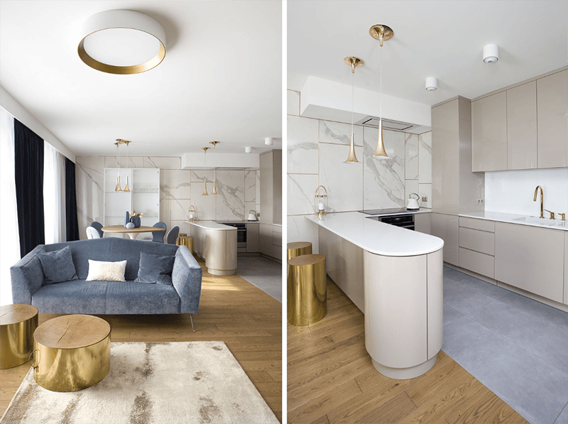 Oaza kobiecości | proj. Kaza Interior Design
