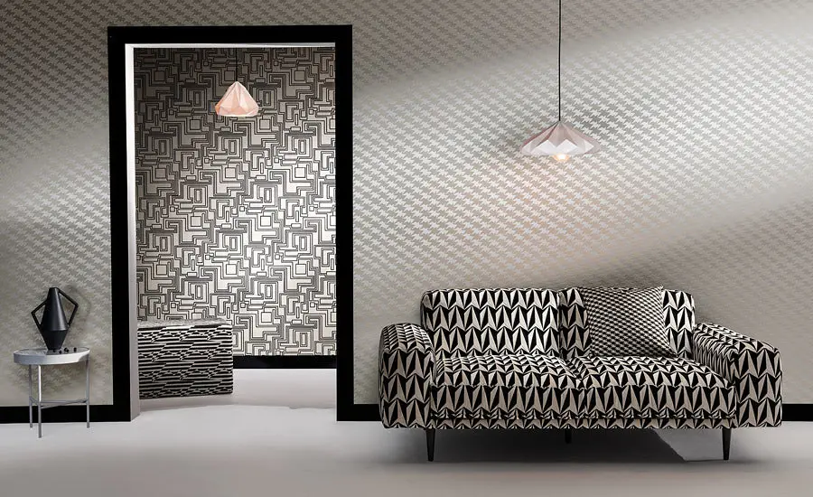 Tkanin w ciekawe wzory to Kirkby Design
