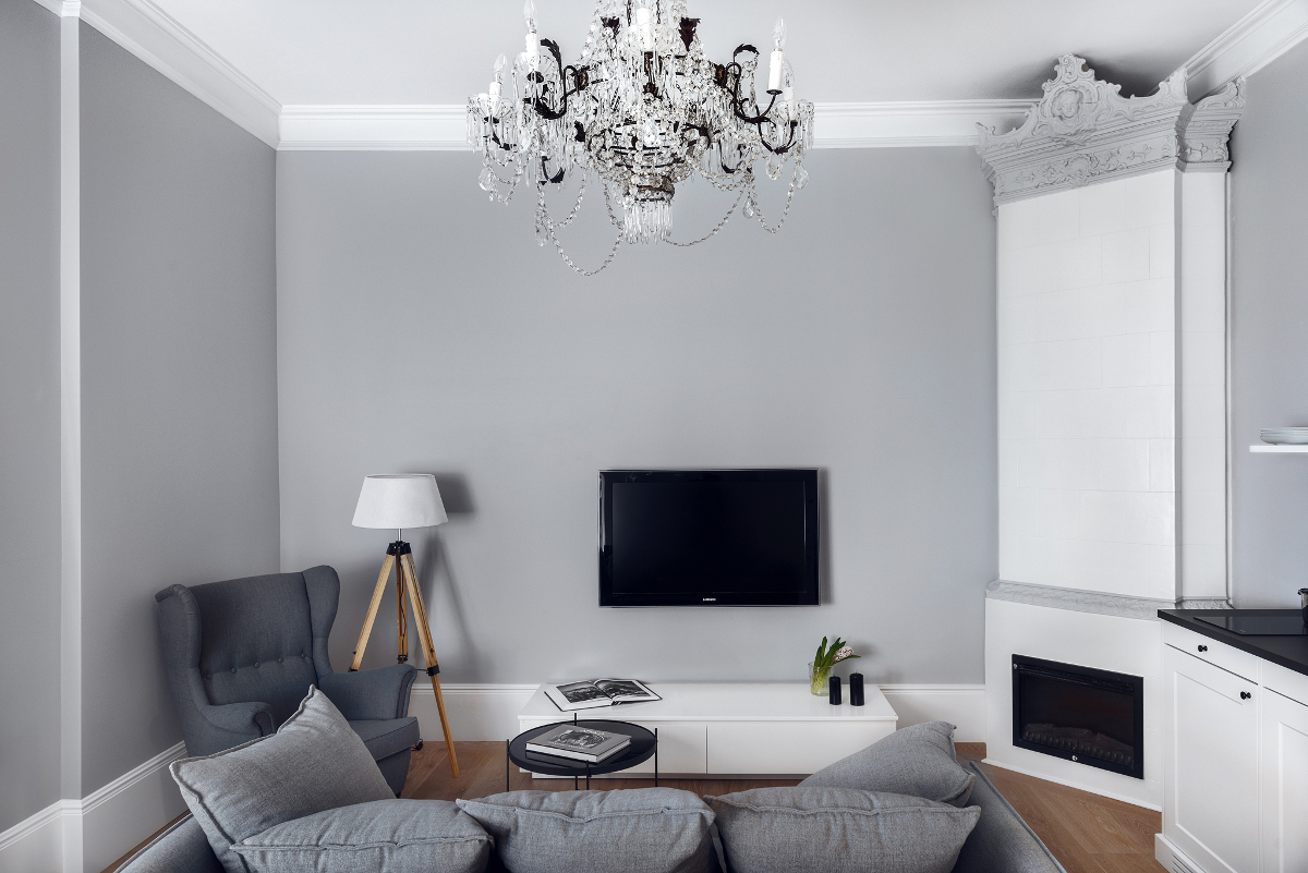 Salon z kuchnią | proj. lummo.