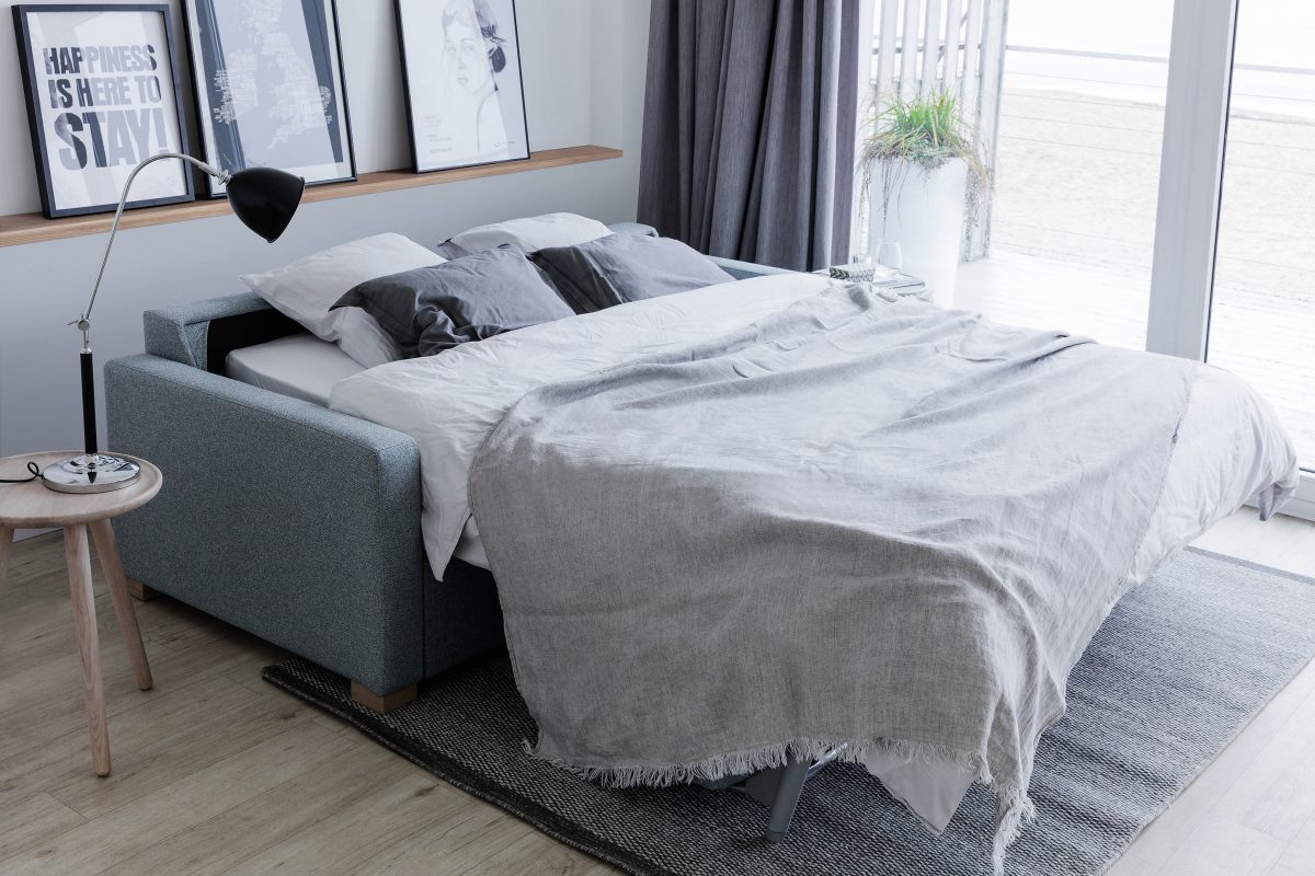 Sofa z funkcją spania Tucson polskiej marki Sits (możesz ją kupić w naszych showroomach)