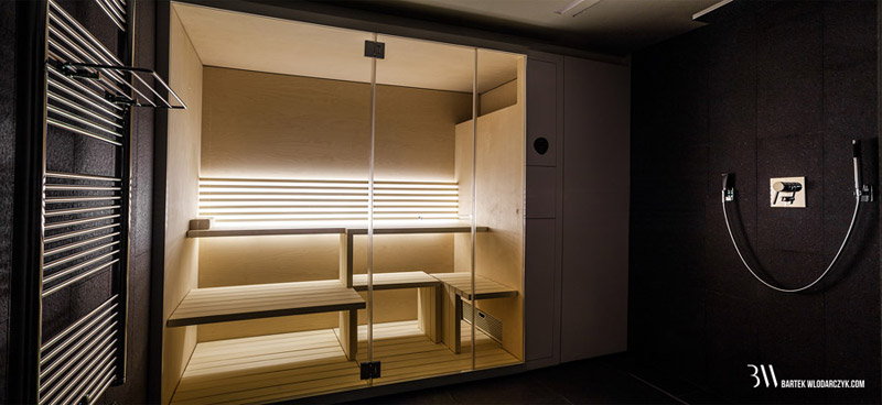Piwnica domu | Sauna