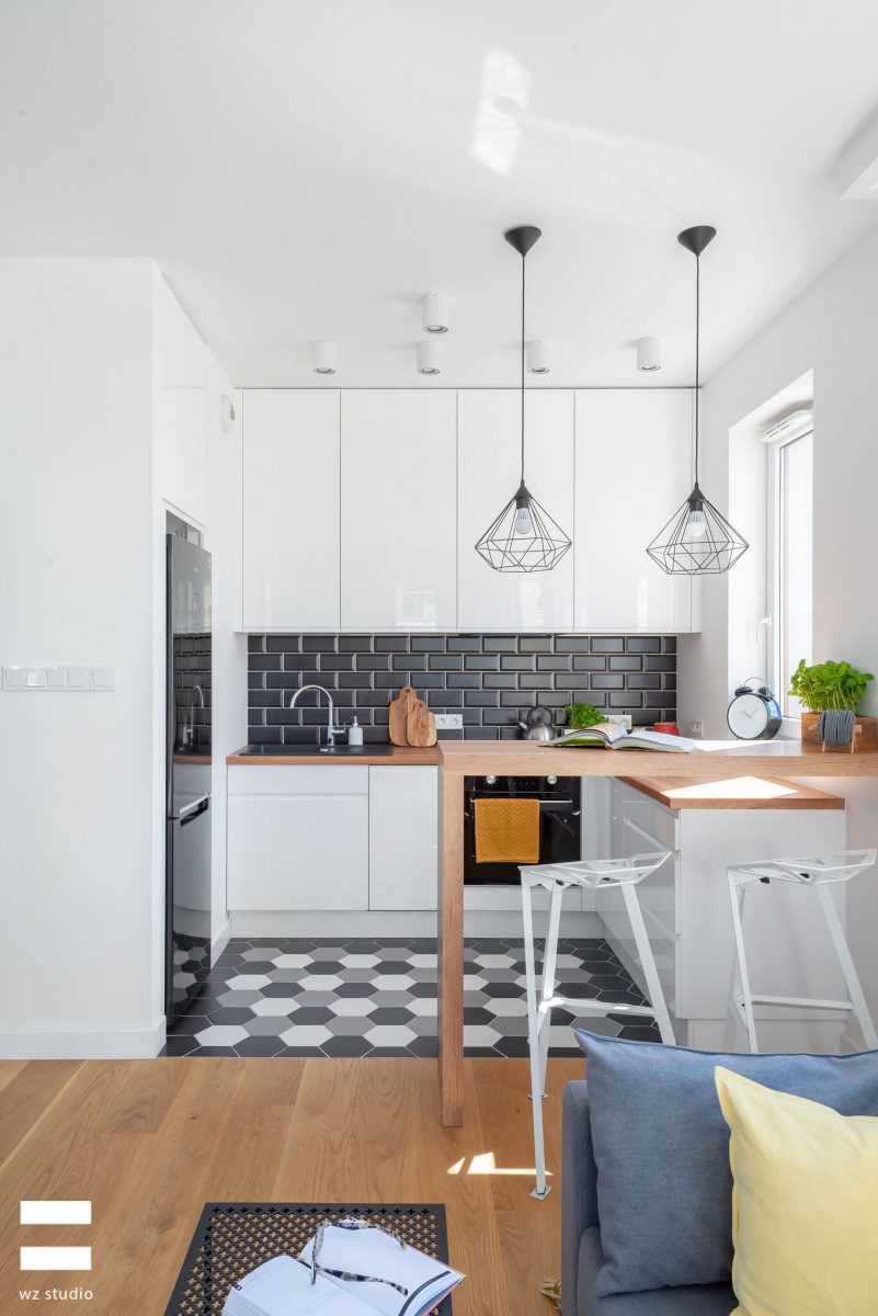 Mieszkanie 45 m2 | proj. WZ Studio (fot. Artur Jarosz/Trzykropy)
