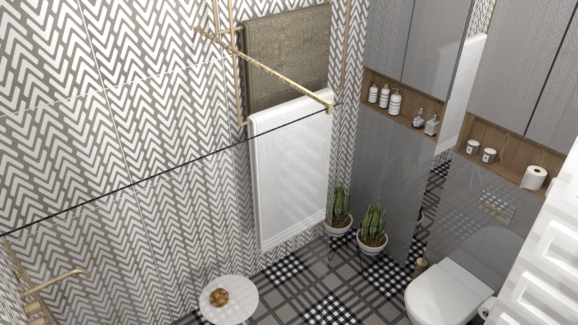 PlusDesign Studio Projektowe | Płytki Ornamente dostępne w Internity Home i Prodesigne