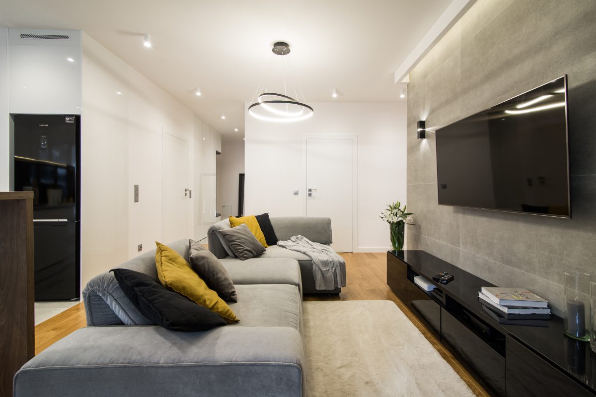 70m2 w industrialnym klimacie