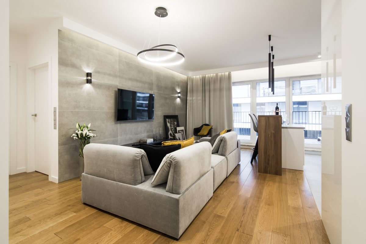 70m2 w industrialnym klimacie
