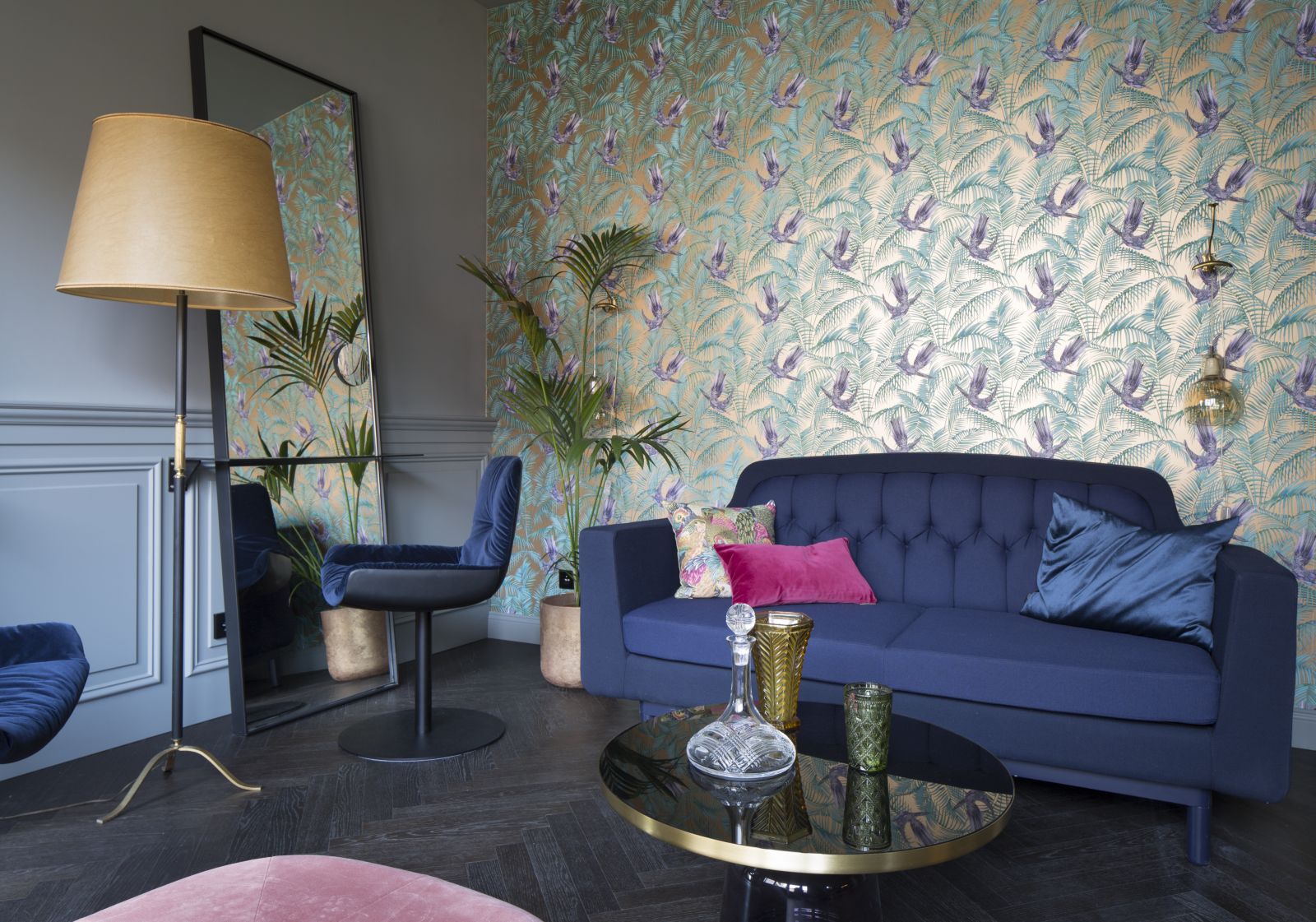 Apartament w stylu eklektycznym w Berlinie (proj. Michał Gulajski, fot. Piotr Mastelarz)