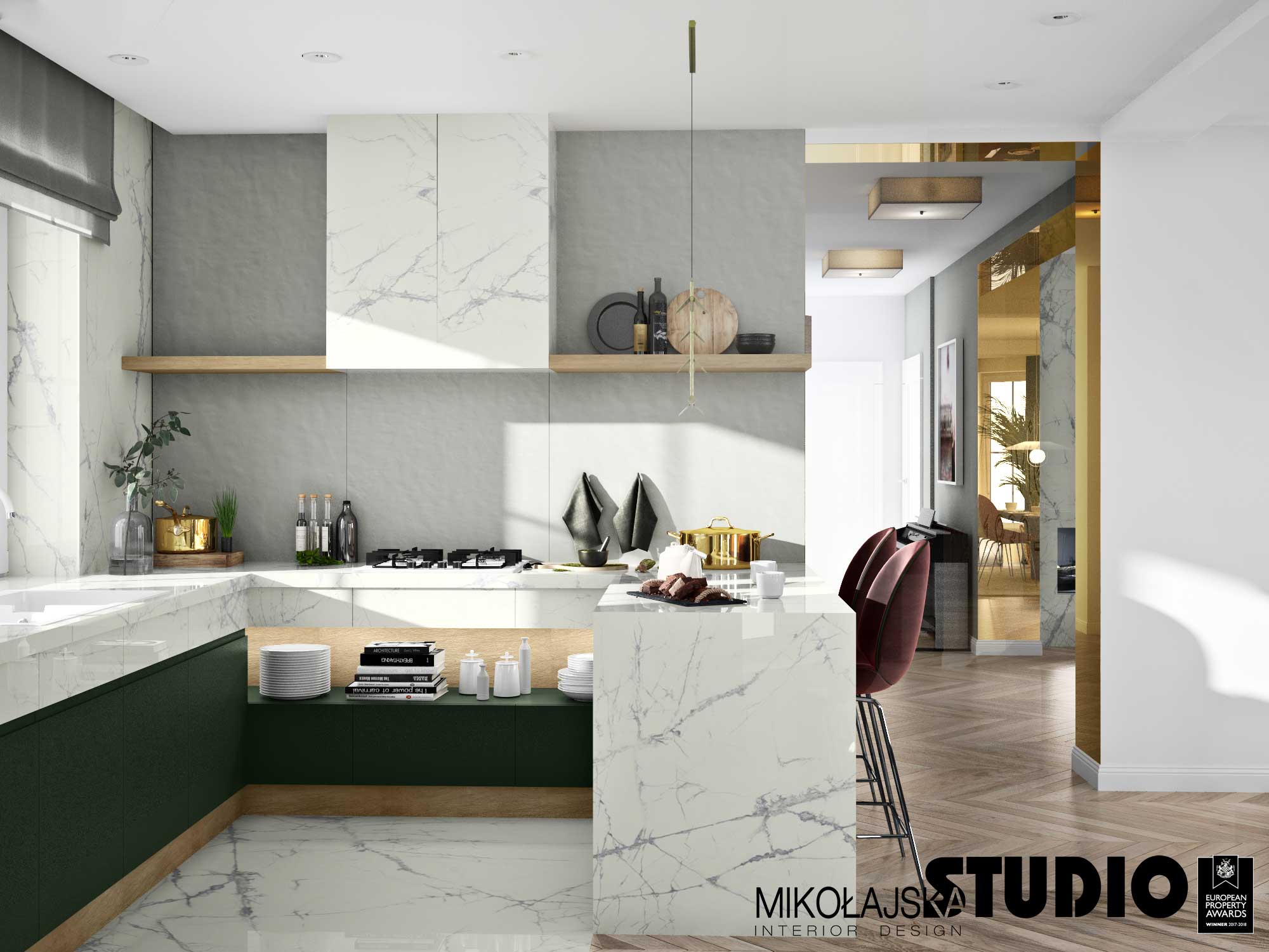 Projekt kuchni Mikołajska Studio