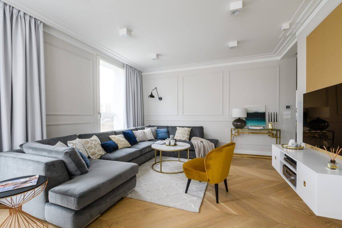 Salon w stylu nowojorskim | proj. 3 Deko