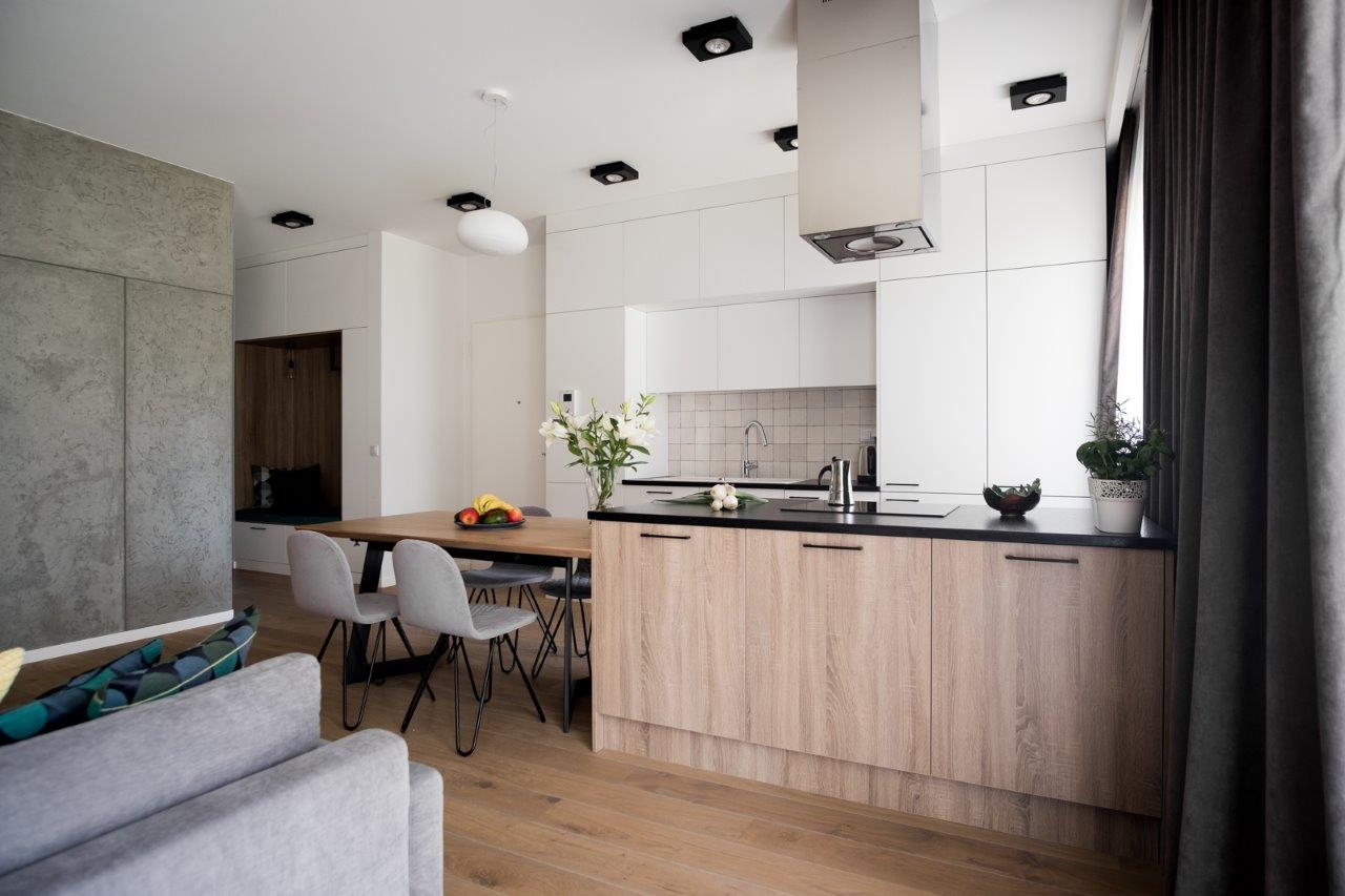 Apartament na Bielanach w Warszawie | proj. Jacek Tryc