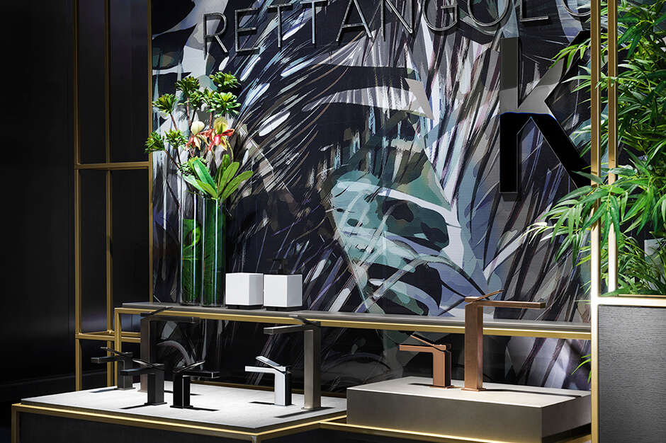 Kolekcja Rettangolo K marki Gessi jest dostępna w showroomach z Grupy Internity Home