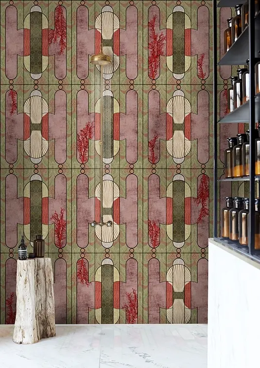 Tapeta Cabinet de Curiosite z nowej kolekcji Wet System od Wall & Deco