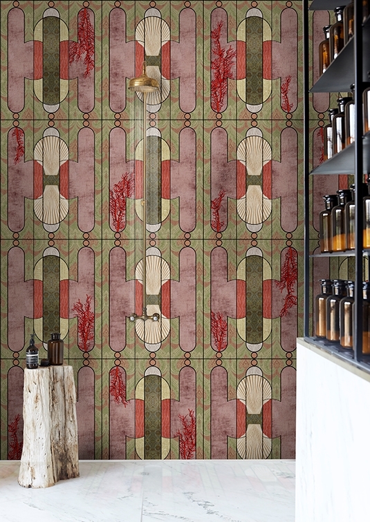 Tapeta Cabinet de Curiosite z nowej kolekcji Wet System od Wall & Deco