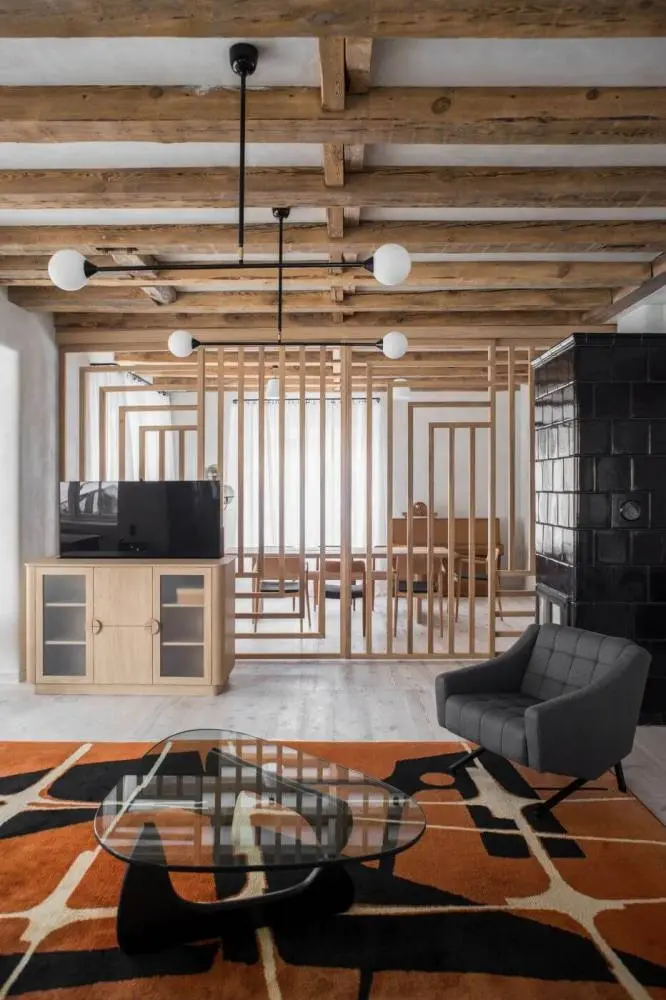 Przebudowa wnętrz przedwojennego domu w Szczecinie. Proj. Loft KolasińskiFot. Joel Hauck
