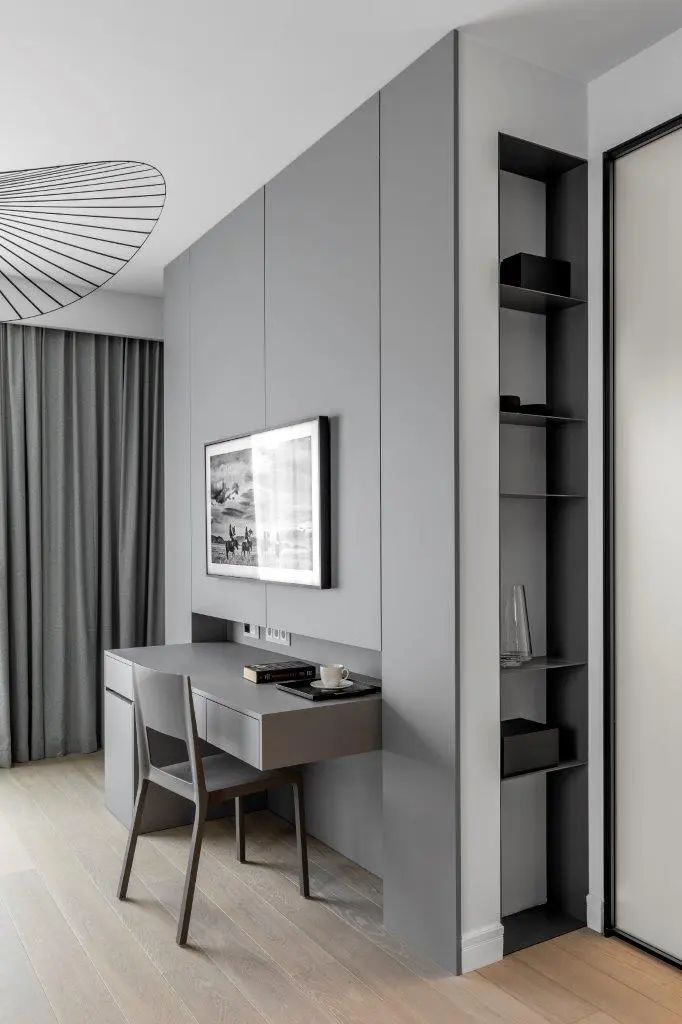 Apartament na Szczęśliwicach projekt Jacek Tryc