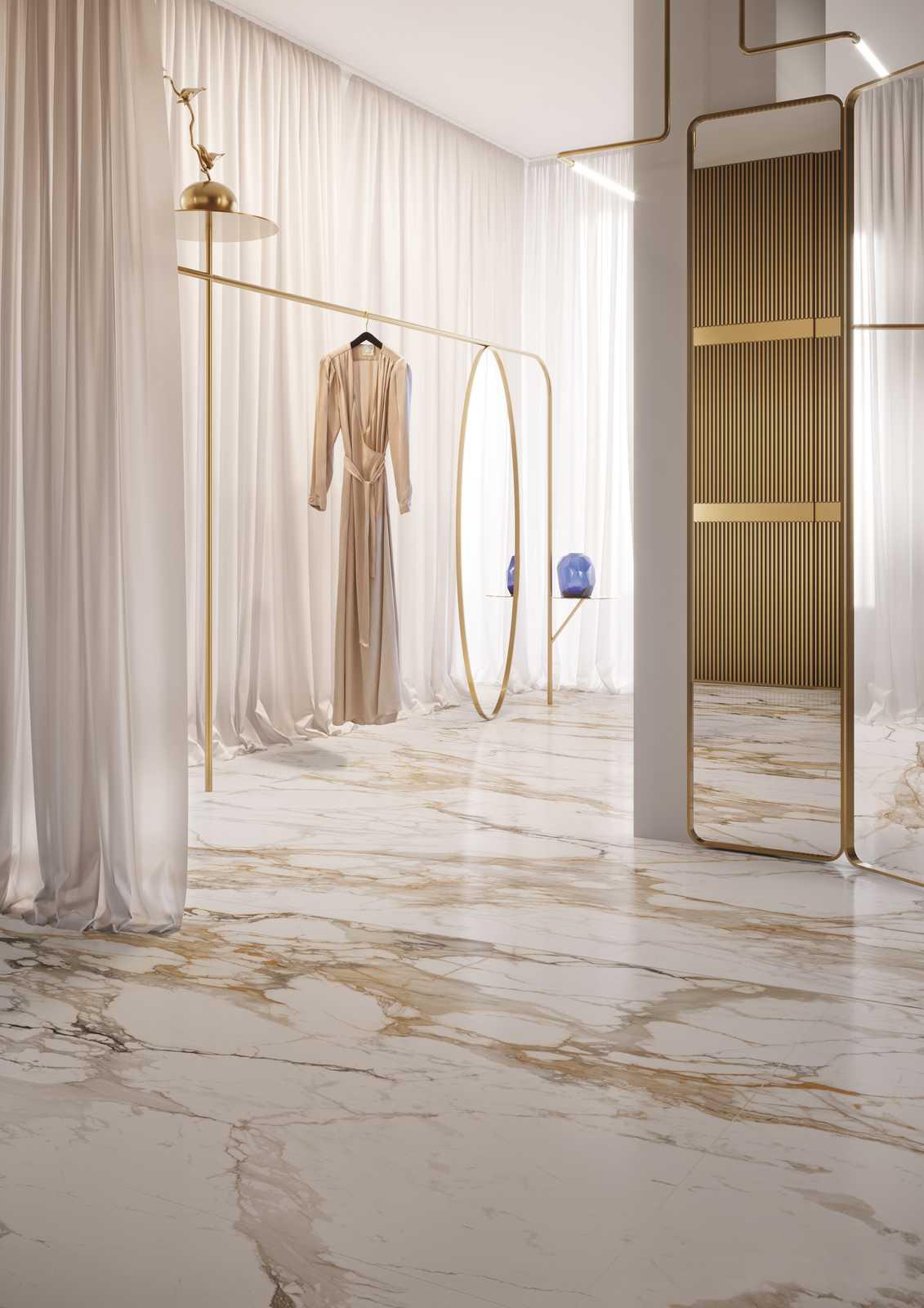 GRANDE MARBLE LOOK CALACATTA VENA VECCHIA SATIN RETTIFICATO