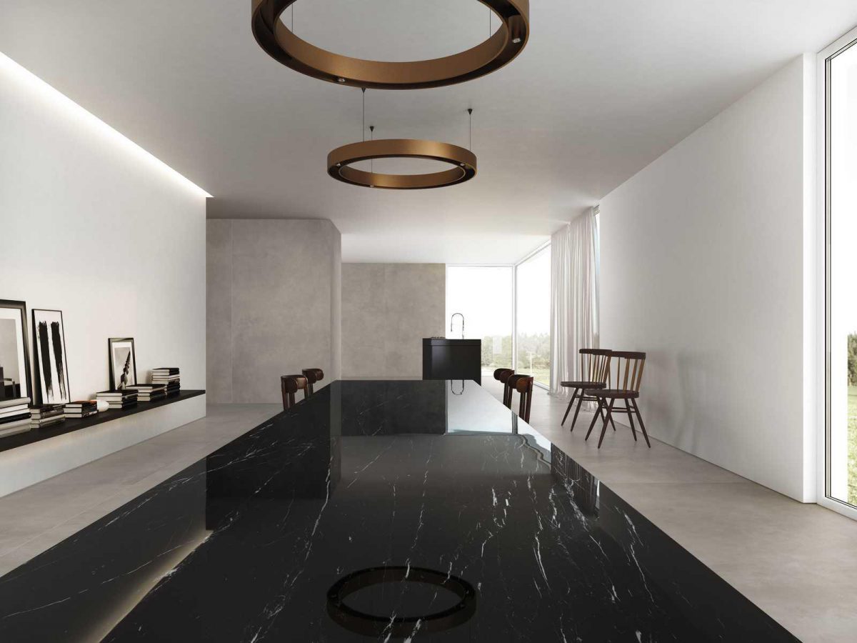 <strong>BLAT:</strong> GRANDE MARBLE LOOK ELEGANT BLACK LUX 12MM