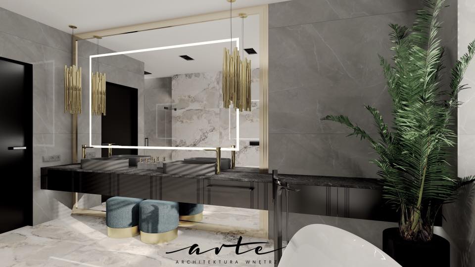 Projekt łazienki ARTE Architektura Wnętrzekt