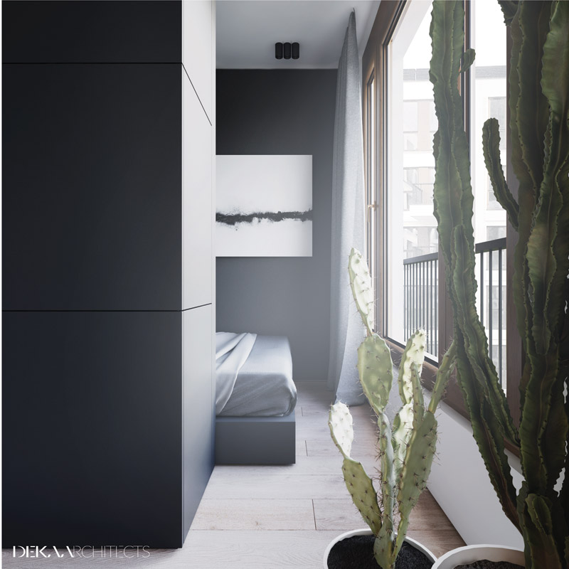 29 metrowe mieszkanie | Proj: DEKAA Architects | Bartosz Deka