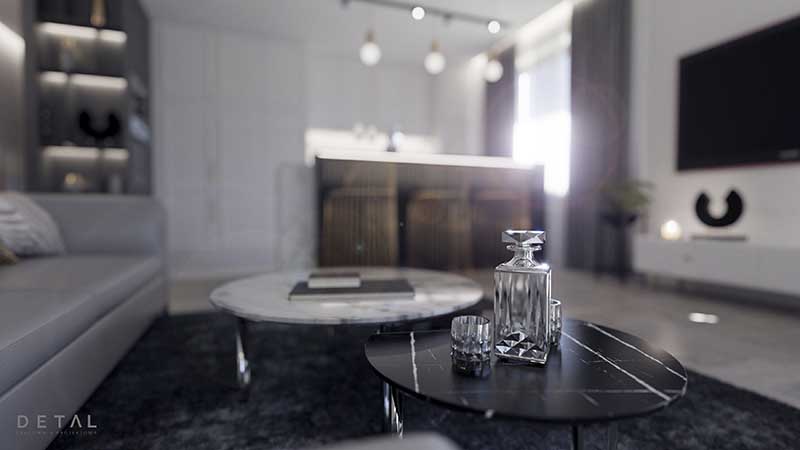 Subtelna elegancja w gdyńskim apartamencie | Proj: DETAL