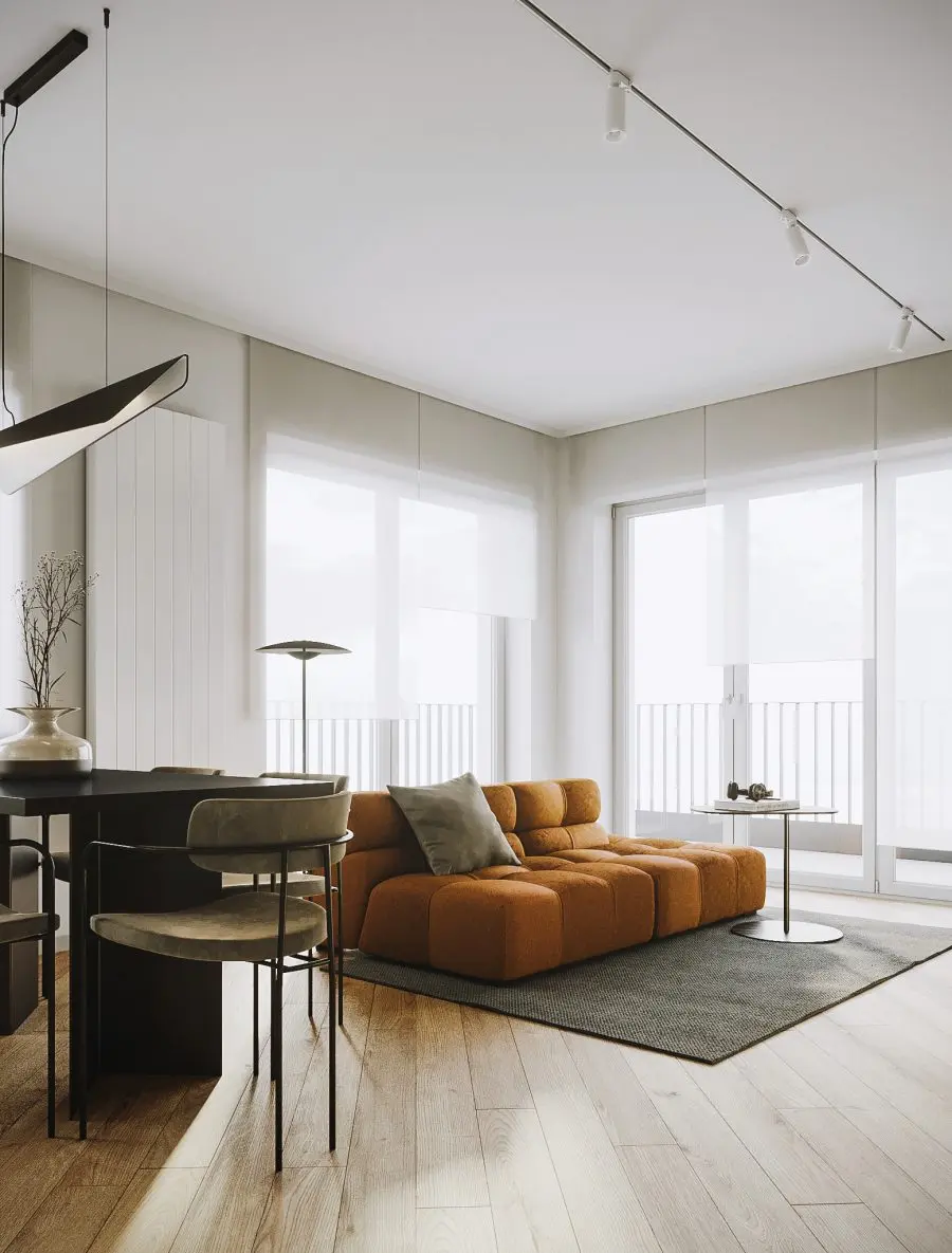 Najlepsza selekcja oświetlenia światowych brandów w minimalistycznym wnętrzu. | Proj.: we’re architects
