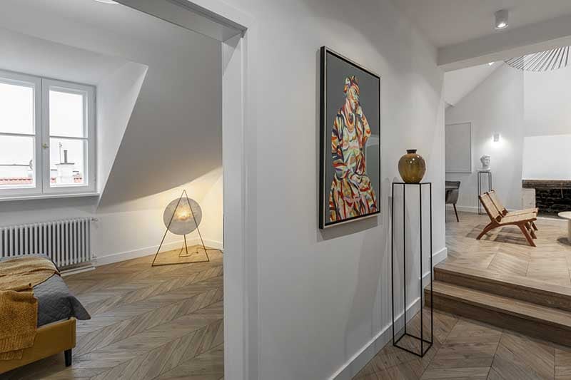 Poddasze na ul. Brzozowej | Proj: Piotr Łucyan Art`Up Interiors 
