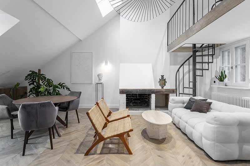Poddasze na ul. Brzozowej | Proj: Piotr Łucyan Art`Up Interiors 