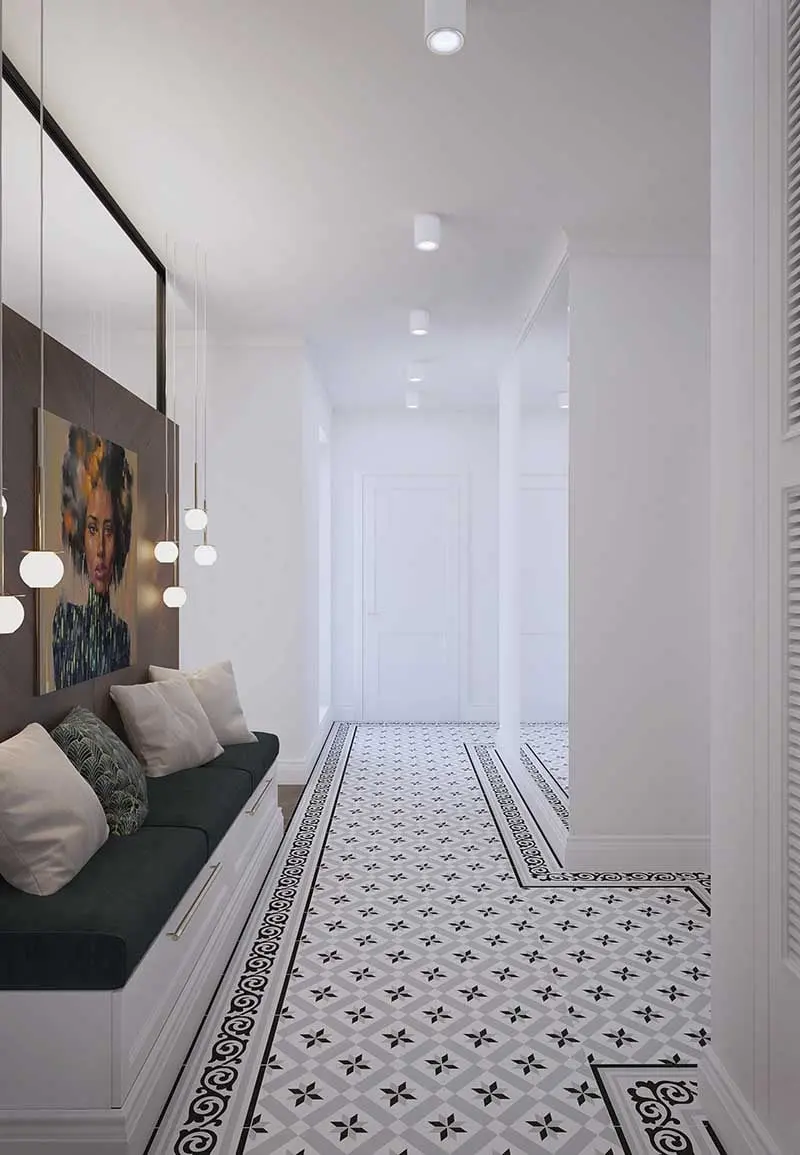 Mieszkanie z elementami nawiązującymi do stylu Art Deco | Projekt: HEDO Architects