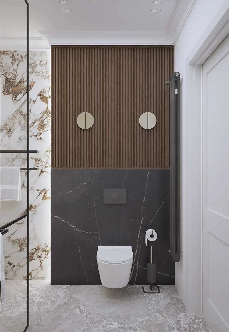 Mieszkanie z elementami nawiązującymi do stylu Art Deco | Projekt: HEDO Architects